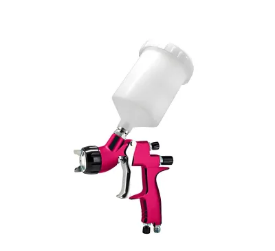 HVLP Spray Gun Pistol Portable Paint Sprayer  Pneumatic Paint Spray Gun Set With Air Pressure Regulator