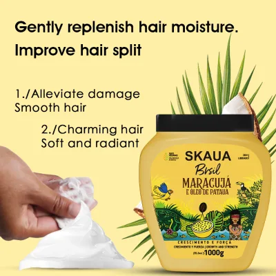 Easy to Use No Washing Moisturizing Anti-Dandruff Hair Mask Keratin Fluffy Leave-in Hair Mask Set