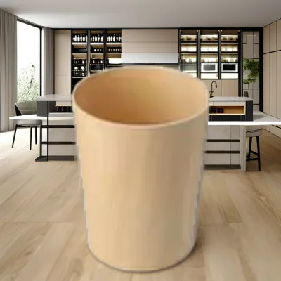High Quality Household Wooden Storage Bucket Hot Selling Without Lid Waste Bin Garbage Can for Home Use