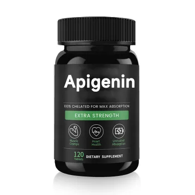 Ausreson OEM Liposomal Apigenin Extract Capsules Sleep Energy Support Supplements 500mg Natural Magnesium Apigenin Capsules