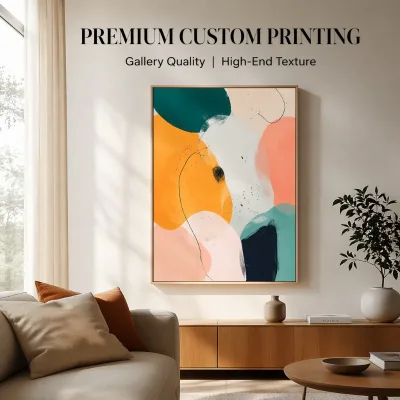 Tailor Made High Resolution Waterproof Coated Paper & Duplex Board Wall Art Poster with Digital Printing for Home Decoration