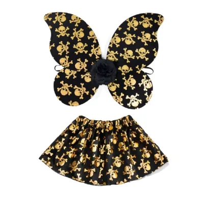 Princess Costume Halloween Butterfly Wings Angel Elf Wings Stage Children's Holiday Party Performance Girls Princess Dress