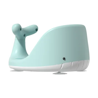 Wholesale Bath Stool Cute Cartoon Whale Design Smooth Surface Baby Bath Seat