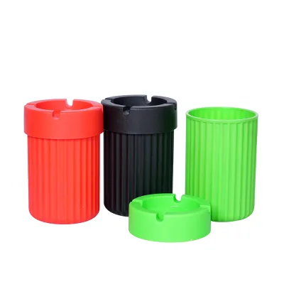 Factory Wholesale Plastic Ashtrays Portable Logo Custom Smokeless Carton Ashtrays With Low Price