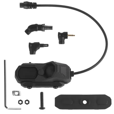 Tactical Axon Pressure Switch Button Remote Dual Function Tail Scout Light Offset Side Mount Hunting Accessories