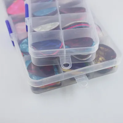 Classical Wood Electric Bass Guitar 5 String Colored Kits Celluloid Picks 0.46-1.5mm With Box