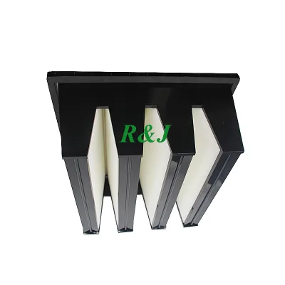 Compact W-Shaped Panel Filter New Condition HEPA Air Filter with 4 Quantity Regular V Bank