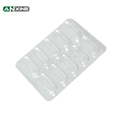 Size 00 Plastic Tablet Capsule Blister Packing Pills With 10 Holes