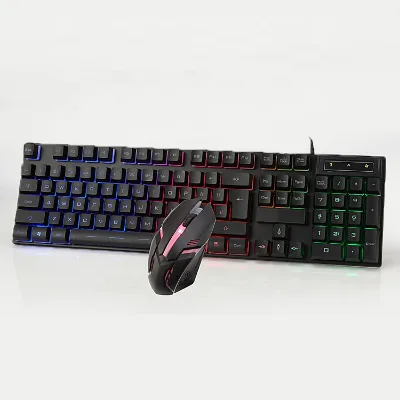 Plug and Play Gaming Keyboard and Mouse for PCs and Laptops