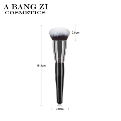 Round Dome extra Big Size Foundation Makeup Brush Foundation Container with Brush buff Foundation Brush Single Women Cos