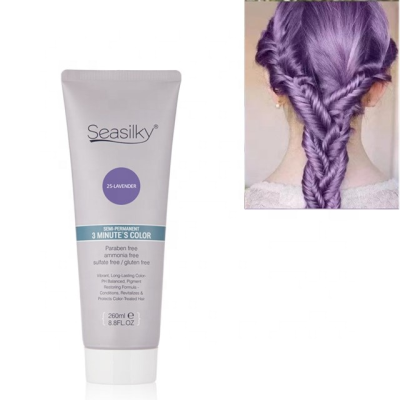 Semi-permanent Ash Color Wholesale Hair Dye for Hair Color
