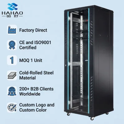 HAHAO Custom SPCC Steel Command Control Console 19" Multi-Monitor Platform 1250900750 16A 220V Security Dispatch Center