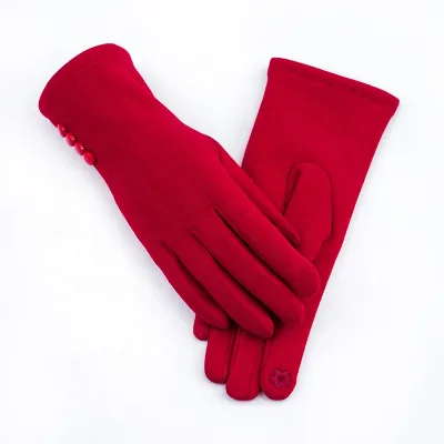 Wholesale Winter Women's Micro Velvet Touch Screen Gloves