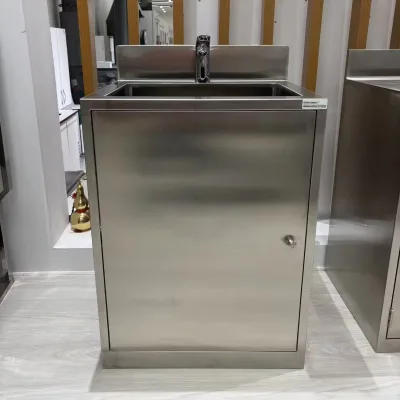 Modern-style 304 Stainless Steel Silver-Colored CE/ISO-Certified Corrosion-Resistant Laboratory Sink with 5-Year Warranty