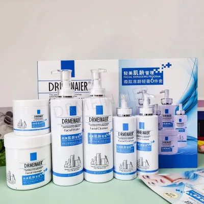 Anti-Aging Anti-Wrinkle Vitamin C & Copper Peptide 6-in-1 Skincare Set Nourishing Hydrating Moisturizing Whitening Facial Kit