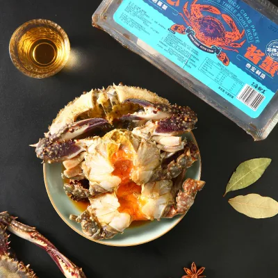 Factory Direct Sale High Quality Stewed Crab in Soy Sauce