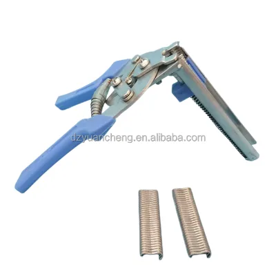 Hog Ring Plier Tool and 600pcs M Clips Staples Chicken Mesh Cage Wire Fencing Plier Factory