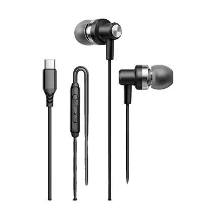 Wired Earphone Wire Control Plug Play Stereo Surround Noise Reduction 3.5mm Heavy Bass Gaming Earbuds
