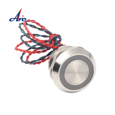 Stainless Steel Pushbutton Switch ATEX Piezo Switches IP68 Apem Illuminated Switch