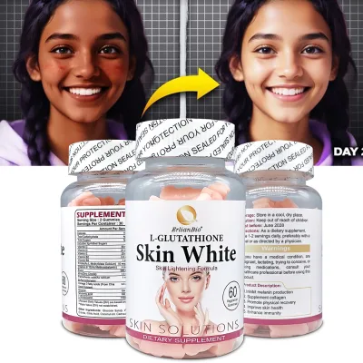 Hot Sale L-Glutathione Skin White Gummies for Glowing Skin & Anti-aging Suitable for All Skin Types