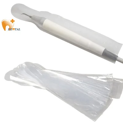 Disposable Transparent PE Antifouling Cover 500 Pieces/Box Manual Power Source Protective Film for Dental Cleaning Machine