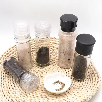 Good Quality Manually 35g Best Pepper Mill, Cheap Mini 100ml Disposable Salt Mill