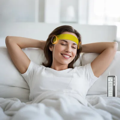 Treat Depression ADHD Insomnia Relief Brain Stimulation Device Transcranial Magnetic Stimulation