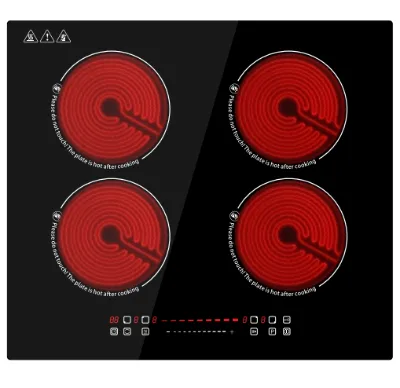 Radiant Boiling Water in Less 1 Min Ceramic Infrared Cooker Hob