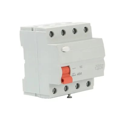 High Quality HF-Shaw HFL1 Series 4-Pole Residual Current Circuit Breaker WiFi Smart 32A Over/Under Current Protection Household