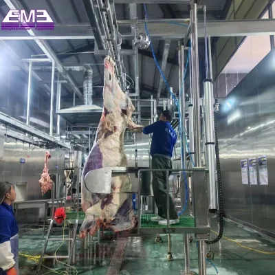 Small-scale Complete Cattle Slaughtering Production Line for Butchery Equipment Meat Rail Systems