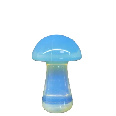 DIY Wholesale Crystal Mushroom Natural Opalite Stone Crystal Mushroom