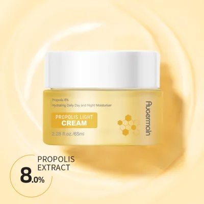 Customize Korean Skin Care Best Brightening Propolis Cream Hydrating Day Night Moisturizer Light Face Cream for Glowing Skin