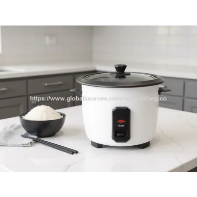 Mini Rice Cooker 200W with Non-Stick Coating and One-Touch Operation for Perfect Rice Every Time