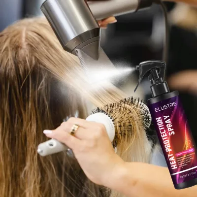 Anti-Frizz Lightweight Leave-In Heat Protectant Spray for Hair With Thermal Protection up to 450°F | OEM Hair Care Manufacturer
