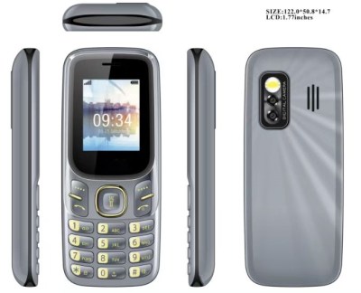 Low Price Dual SIM Button Feature Cellular Phone OEM Feature Mobile Phone 1000mah Battery 2G Network Bar G Feature Cellphone