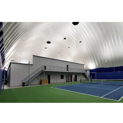 Large-span Removable Inflatable Sports Stadium Customized 3D Drawing Gym Eco Friendly PVC/PVDF Material Site Installation