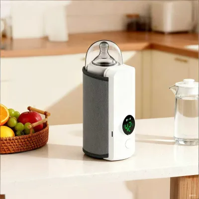 Portable Baby Bottle Warmer Rechargeable Cordless Bottle Warmer for Baby Milk and Formula New Usb Baby Bottle Warmer