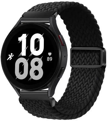 Adjustable Strap 20mm 22mm Breathable Fabric Elastic Loop Nylon Magnetic Closure Band Men's Women's Sport Smartwatch Band for