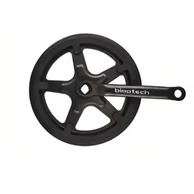 Wholesale of New Products MTB Crank Set Steel Single Speed Anodized 170mm 44T Fixed Gear Bike Chaining Cranks Bicycle Crankset