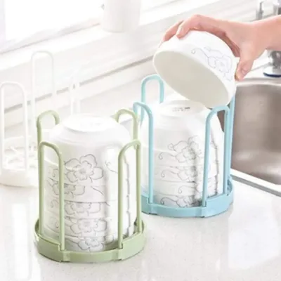 Dinnerware Bowl Plate Holder Dishes Drying Rack Shelf Tableware Drainer Rack Kitchen Organizer