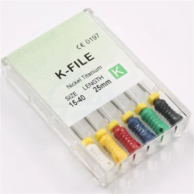 Guber Dental Instruments Rotary File Endodontic Materia Dental Endo File Hand Use File for Dental