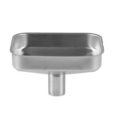 Stainless Steel Funnel, Large-diameter Industrial Funnel,wine Oil and Liquid Filling, Large Rectangular Funnel with Wire Drawing