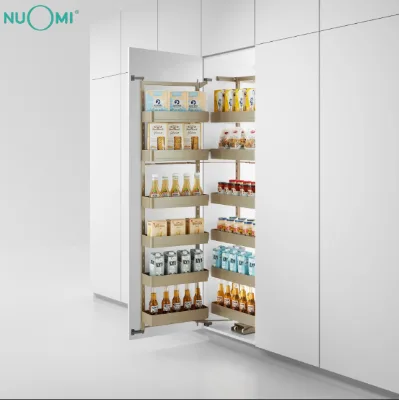 NUOMI Encanto Series 6 Layer Tall Cabinets Glass Organizer Kitchen Pantry Unit