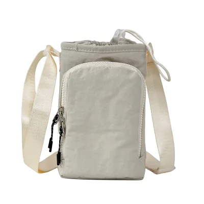 New Style Sports Outdoor Breathable Ultra-Lightweight Drawstring Ice Bucket Water Bottle Bag Crossbody Phone Bag Mens Bag