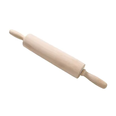 Eco-friendly Natural Beech Wood Rolling Pin Heavy Duty Dough Roller for Bakery Professional Kitchenware