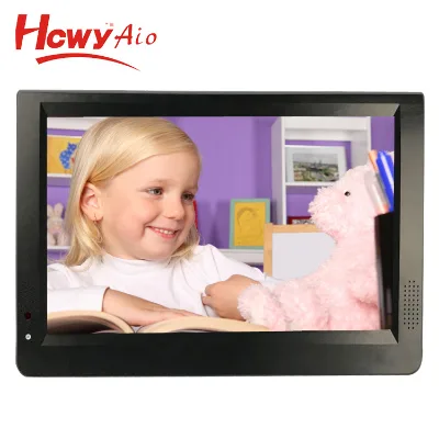 Super Slim Fashion Design 12 Inch Rechargeable Portable Television Digital TV DC Optional 5v / 12v