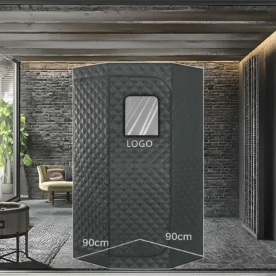 High Quality Sauna Box with 3L Steamer Portable Steam Sauna Athletes Recovery Sauna Tent