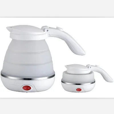 Hot Sale Household Water Kettles Silicon Material Electric Portable Folding Travel Kettle