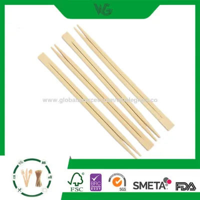 Durable disposable round bamboo chopsticks twin chopsticks full paper pack Chinese bamboo chopsticks 240mm