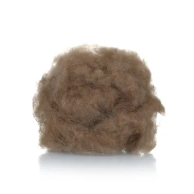 DR Factory Price Scoured Sheep Fiber Dyed Carded Wool for Spinning Yarn Hebei 19.5mic Fineness